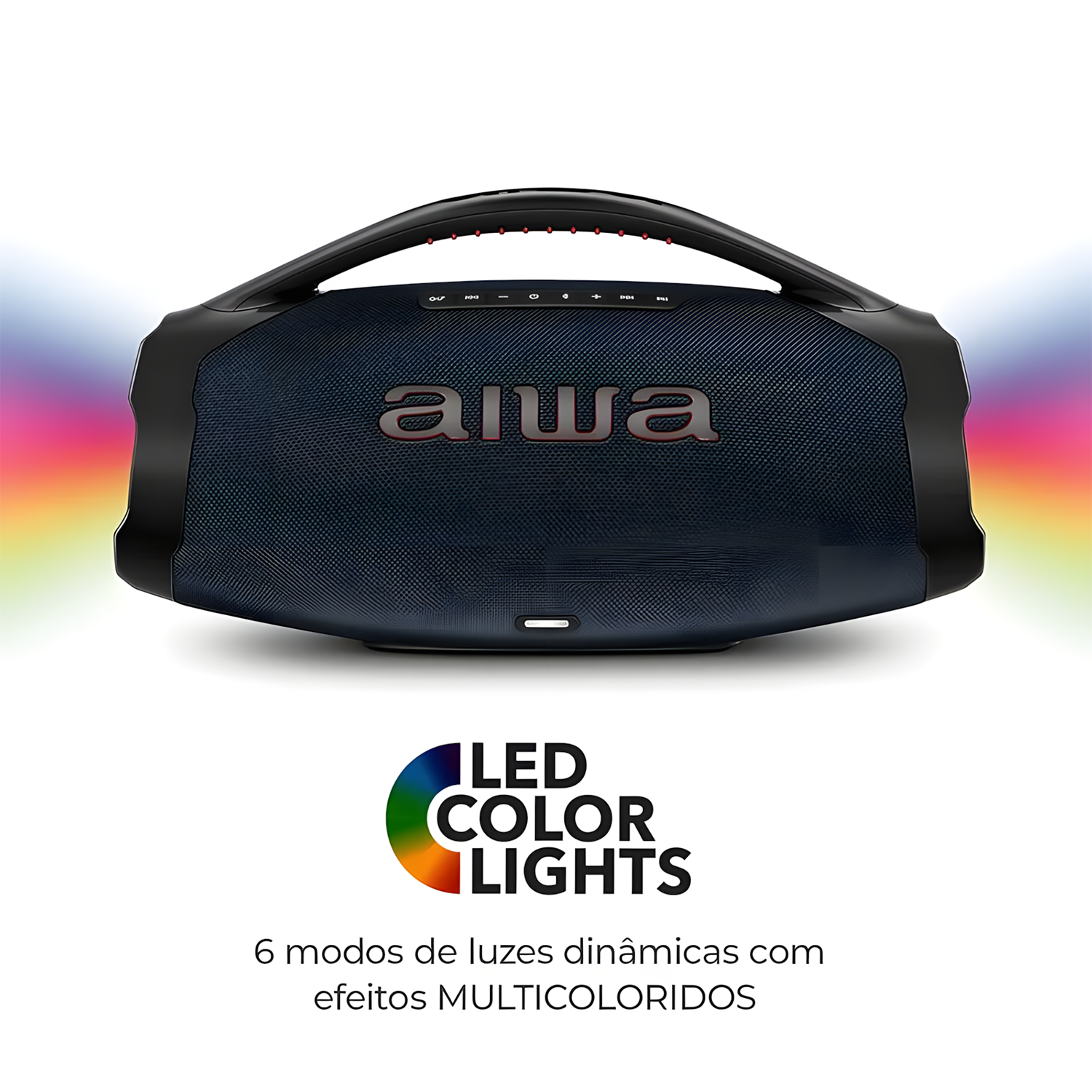 Caixa De Som Boombox Plus Aiwa Bbs-01-lbl 200w Bluetooth Caixa De Som Boombox Plus Aiwa Bbs-01-lbl 200w Bluetooth